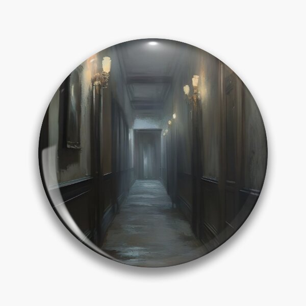 Item preview, Creepy Hallway Painting, Gothic Print, Hallway With Paintings, Haunted Museum Painting, Halloween Art, Dark Home Decor, Dark Academia designed and sold by SavageVision.