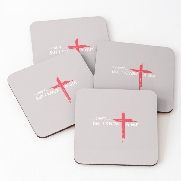 Item preview, I Can't But I Know A Guy Jesus Cross Funny Christian Religious designed and sold by MabelWells.