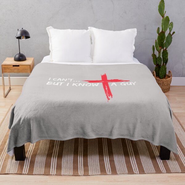 Item preview, I Can't But I Know A Guy Jesus Cross Funny Christian Religious designed and sold by MabelWells.