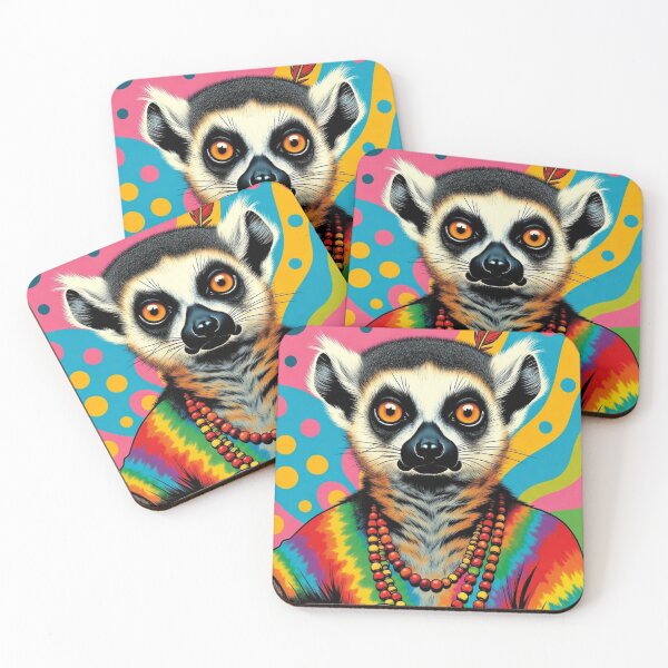 Item preview, "Hippie Lemur – Psychedelic Guitar Vibes"   designed and sold by Dogandesighn.
