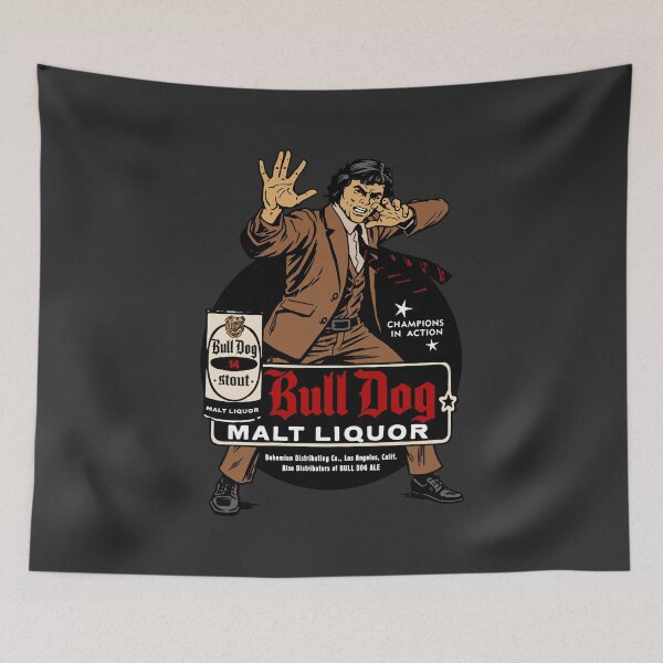 Item preview, Vintage Bulldog Malt Liquor Karate Adventure Guy designed and sold by Kujo Dangerous Vintage.