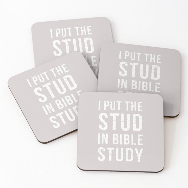 Item preview, I Put The Stud in Bible Study Funny Christian Religious designed and sold by MabelWells.