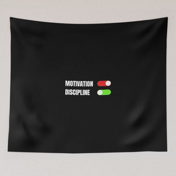 Item preview, Motivation Vs Discipline designed and sold by Dondonmart.