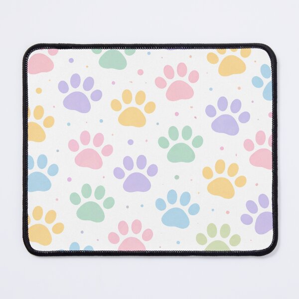 Item preview, Colorful Rainbow Paw Prints Pattern Sticker designed and sold by DesignEG.
