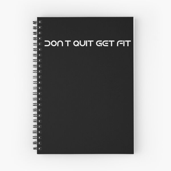 Item preview, Don’t Quit, Get Fit – Motivational Design designed and sold by OB-Store.