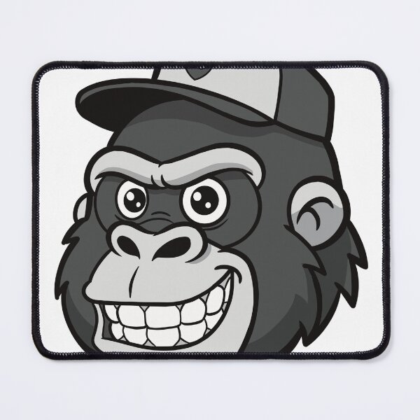 Item preview, Funny Gorilla Meme Wearing Cap Cartoon designed and sold by holywarter.