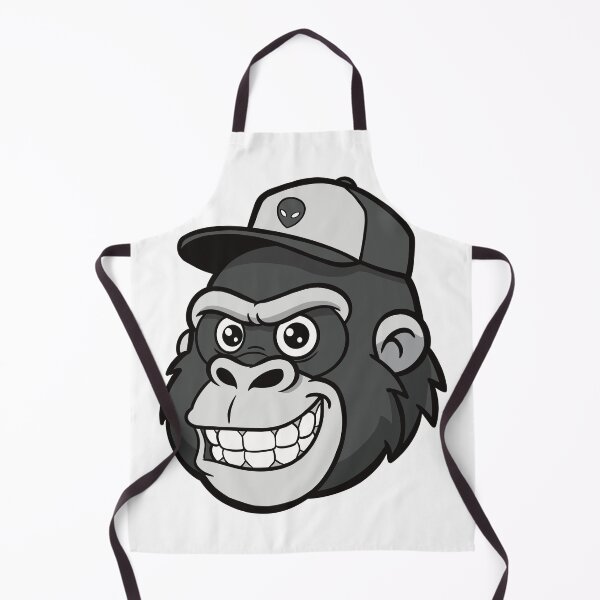 Item preview, Funny Gorilla Meme Wearing Cap Cartoon designed and sold by holywarter.