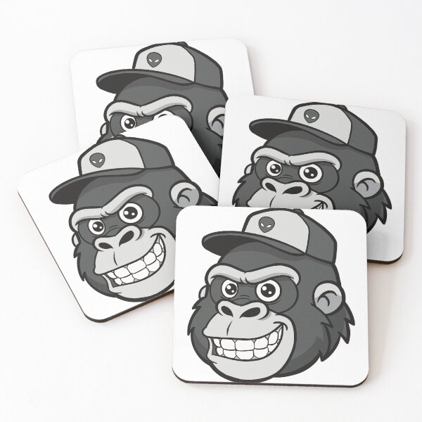 Item preview, Funny Gorilla Meme Wearing Cap Cartoon designed and sold by holywarter.