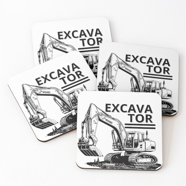 Item preview, Excavator – Cool Construction Machine Design designed and sold by Kast25.