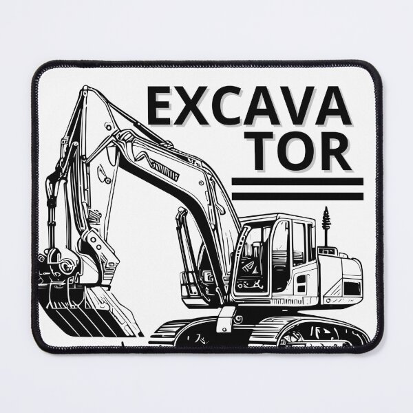 Item preview, Excavator – Cool Construction Machine Design designed and sold by Kast25.