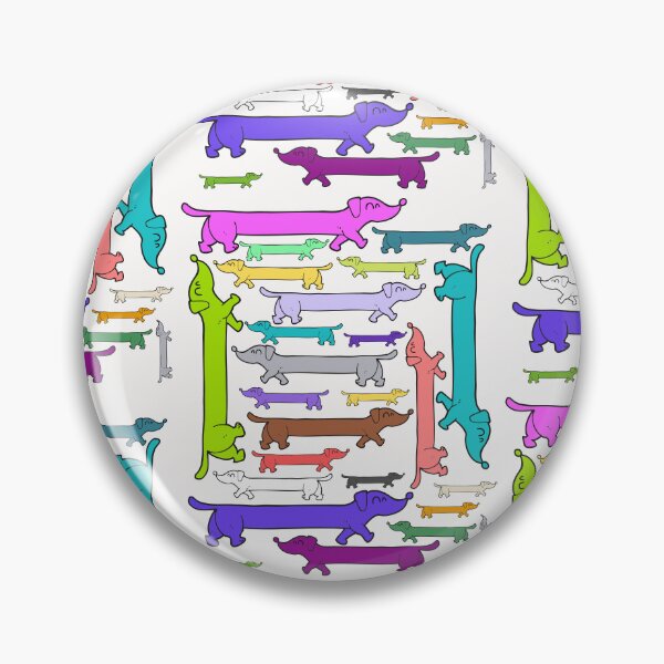 Item preview, Less Whining, More Weinering! Funky Colors Style Sausage Dog Overload Design designed and sold by MirAgi.