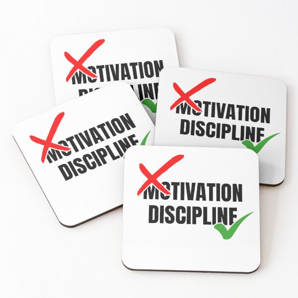 Item preview, Motivation Vs Discipline designed and sold by Dondonmart.