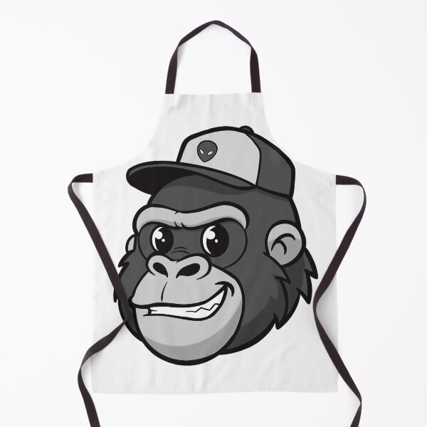 Item preview, Smirking Gorilla Meme Cartoon Wearing Cap designed and sold by holywarter.