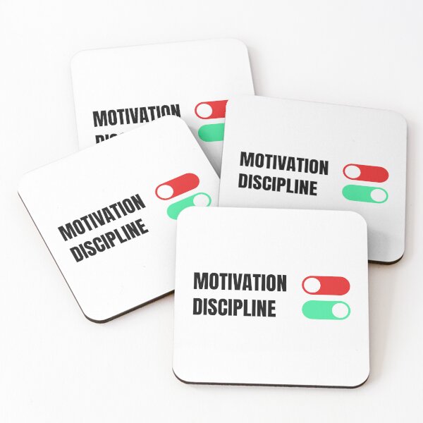 Item preview, Motivation Vs Discipline designed and sold by Dondonmart.