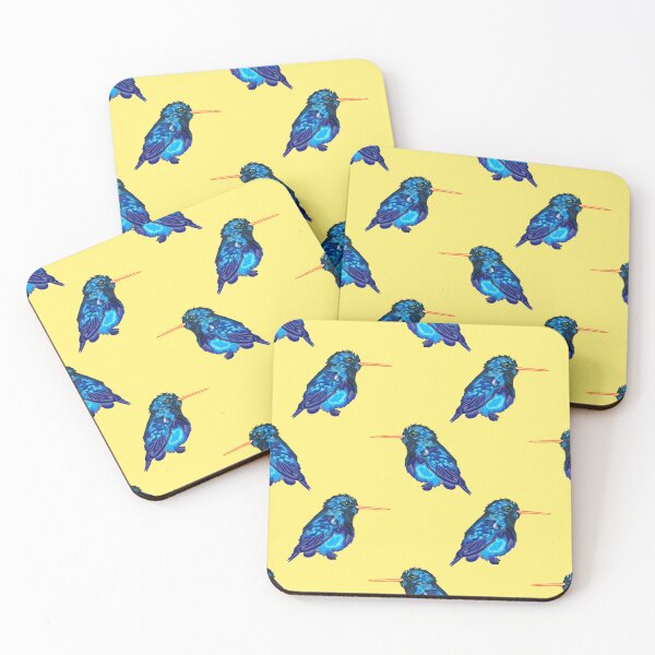 Item preview, Fluffy Hummingbird-Yellow designed and sold by deblevart.