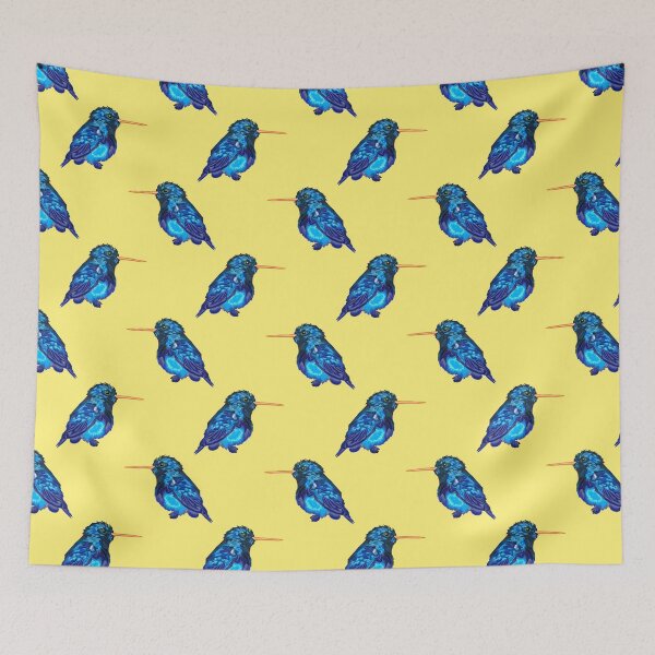 Item preview, Fluffy Hummingbird-Yellow designed and sold by deblevart.