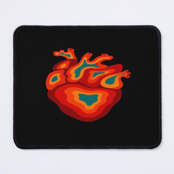 Item preview, Abstract Topographic Heart Art – Vibrant Layered Anatomy Design for Posters, Apparel & Wall Decor designed and sold by Bright Nest Studio.