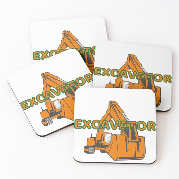 Item preview, Excavator – Cool Construction Machine Design designed and sold by Kast25.