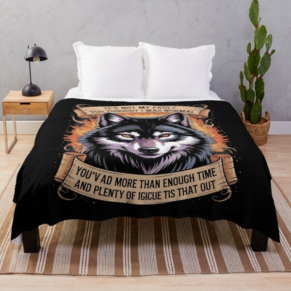 Item preview, Wolf It's Not My Fault You Thought I Was Normal You've Had  designed and sold by MarryIsMonth.