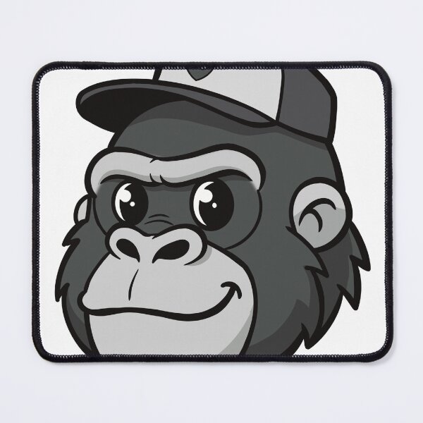 Item preview, Smiling Gorilla Meme Cartoon with Alien Cap designed and sold by holywarter.