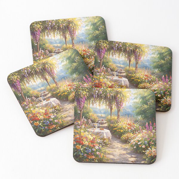 Item preview, Tables in Garden designed and sold by WJ Cozy Creations.