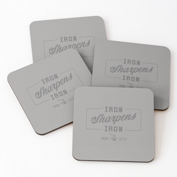 Item preview, Iron Sharpen's Iron Christian Men Bible Scripture Gym Workout  designed and sold by KristineLi.