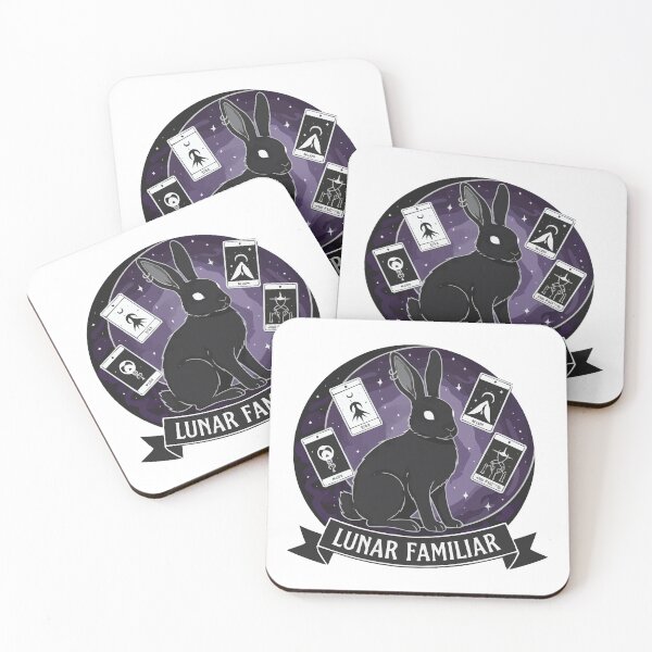 Item preview, Lunar Familiar – Witchy Goth Bunny & Tarot designed and sold by Petzzz.