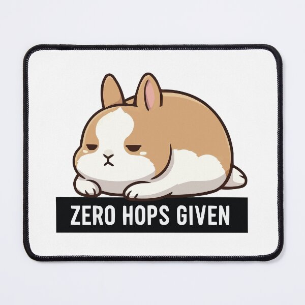 Item preview, Zero Hops Given – Lazy Loafing Bunny designed and sold by Petzzz.