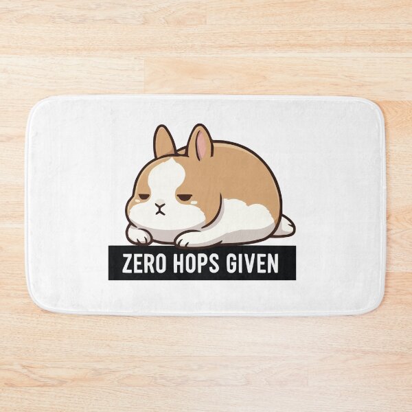 Item preview, Zero Hops Given – Lazy Loafing Bunny designed and sold by Petzzz.
