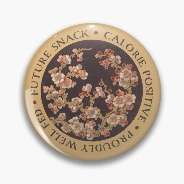 Item preview, Future Snack Calorie Positive – Vintage Floral Food Humor Art designed and sold by nomnom design.