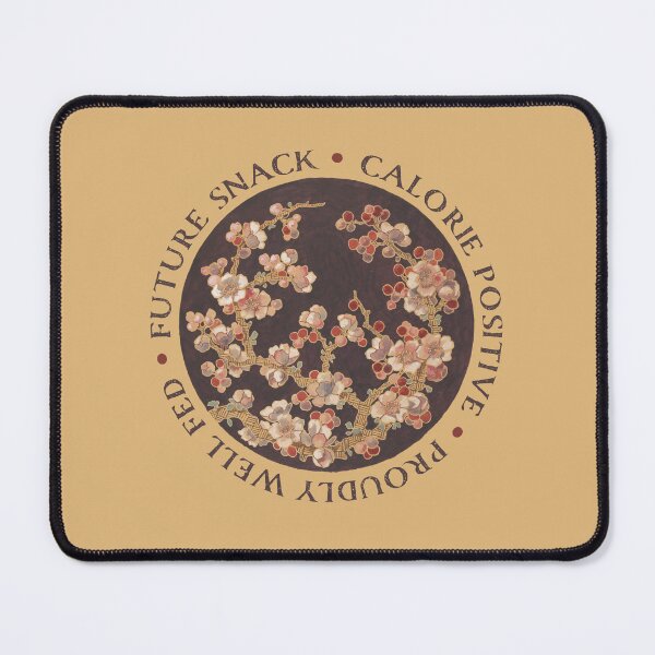 Item preview, Future Snack Calorie Positive – Vintage Floral Food Humor Art designed and sold by nomnom design.