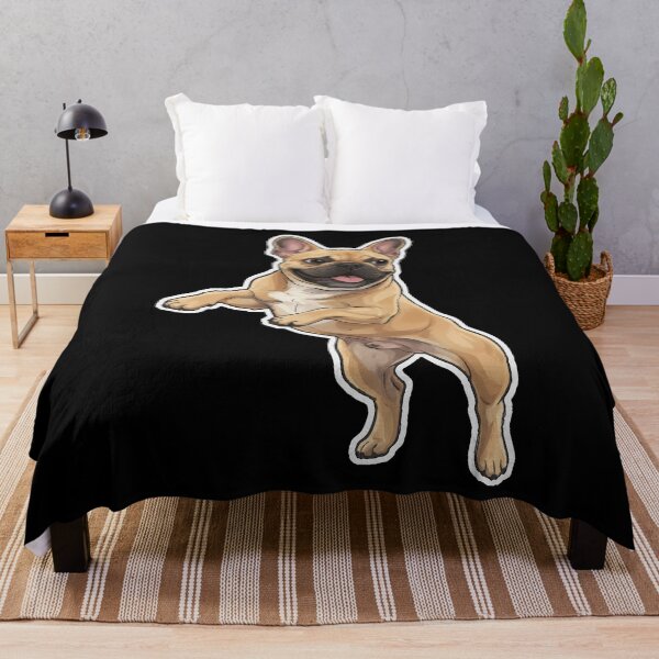 Item preview, Playful French Bulldog Illustration – Happy Frenchie Dog Art designed and sold by FrancophileFun.