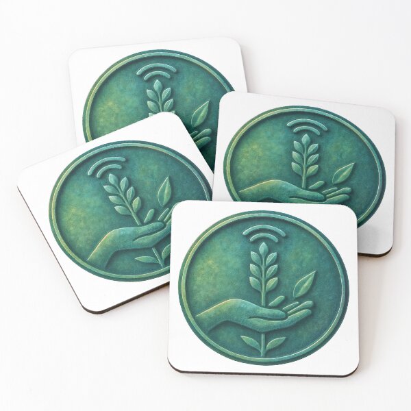 Item preview, Green Technology Nature Symbol – Sustainable Future Icon designed and sold by Creative88Art.