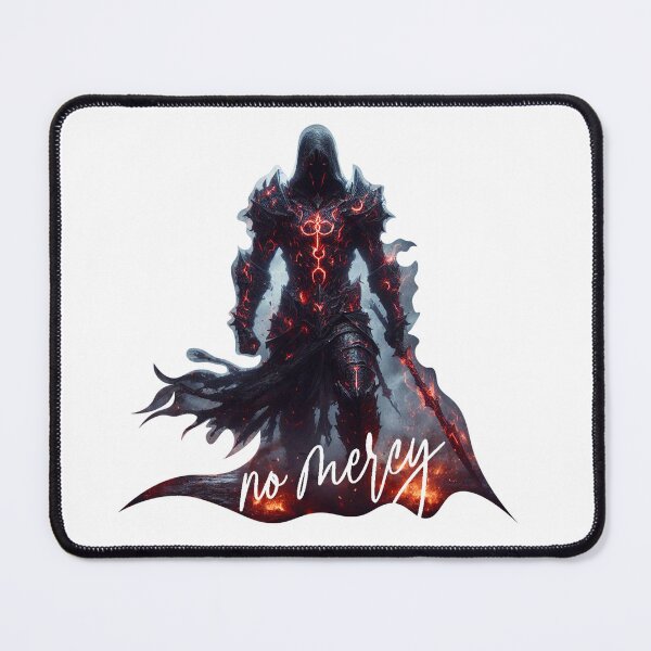 Item preview, Dark Infernal Warlord Demon Fantasy Art Fiery Hooded Warrior Design designed and sold by DriftLens.