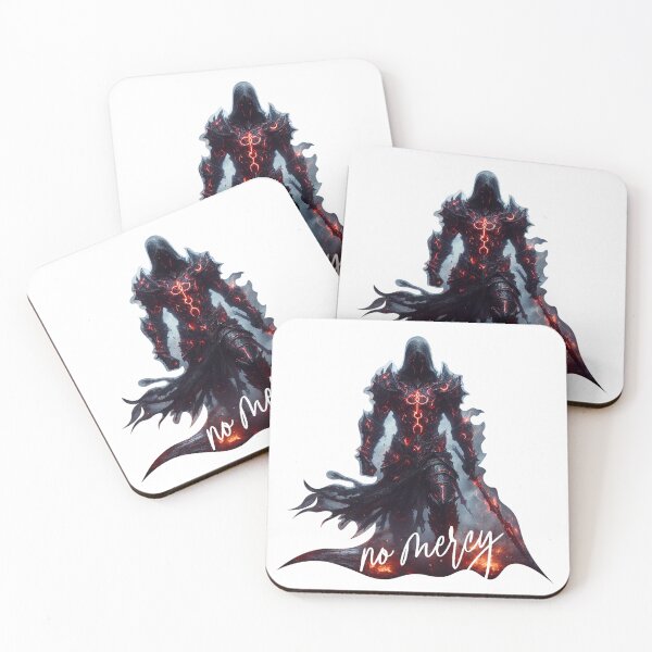 Item preview, Dark Infernal Warlord Demon Fantasy Art Fiery Hooded Warrior Design designed and sold by DriftLens.