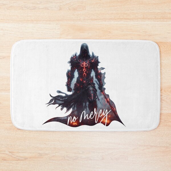 Item preview, Dark Infernal Warlord Demon Fantasy Art Fiery Hooded Warrior Design designed and sold by DriftLens.