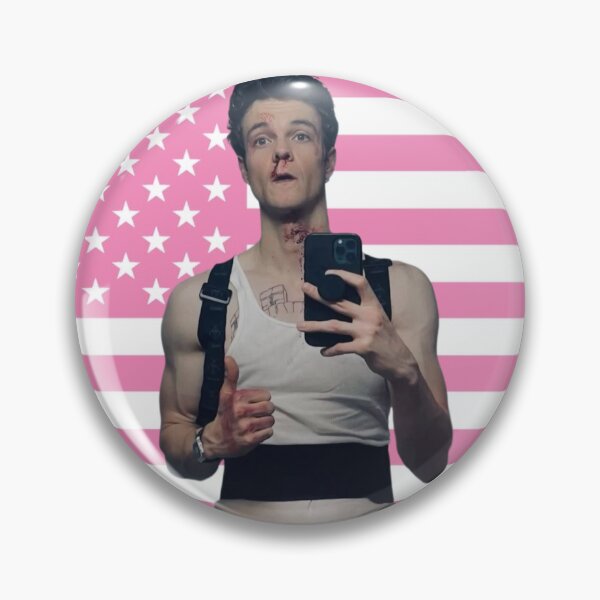 Item preview, Jack Quaid Sticker and Pin Button The Boys designed and sold by xybiit.