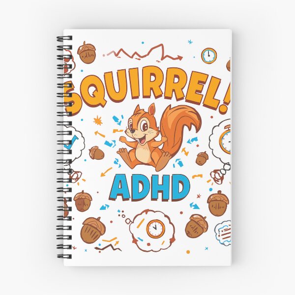 Item preview, Squirrel ADHD - Funny Neurodivergent Awareness Design  designed and sold by w66aboo.