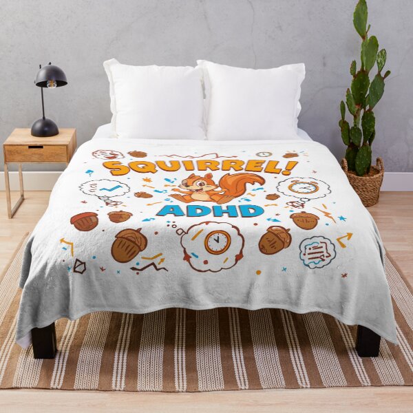 Item preview, Squirrel ADHD - Funny Neurodivergent Awareness Design  designed and sold by w66aboo.