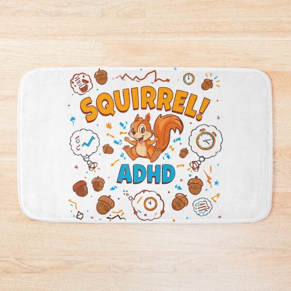 Item preview, Squirrel ADHD - Funny Neurodivergent Awareness Design  designed and sold by w66aboo.