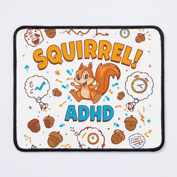 Item preview, Squirrel ADHD - Funny Neurodivergent Awareness Design designed and sold by w66aboo.
