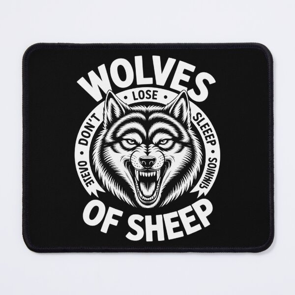 Item preview, Wolves Don't Lose Sleep Over Opinions Of Sheep - Wolf Lover designed and sold by MarryIsMonth.
