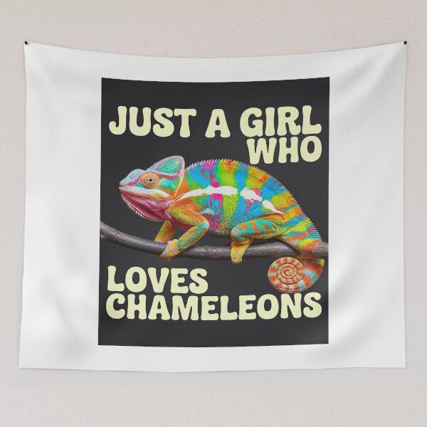 Item preview, Chameleon Just A Girl Who Loves Chameleons 1 designed and sold by FadeOfThrone.
