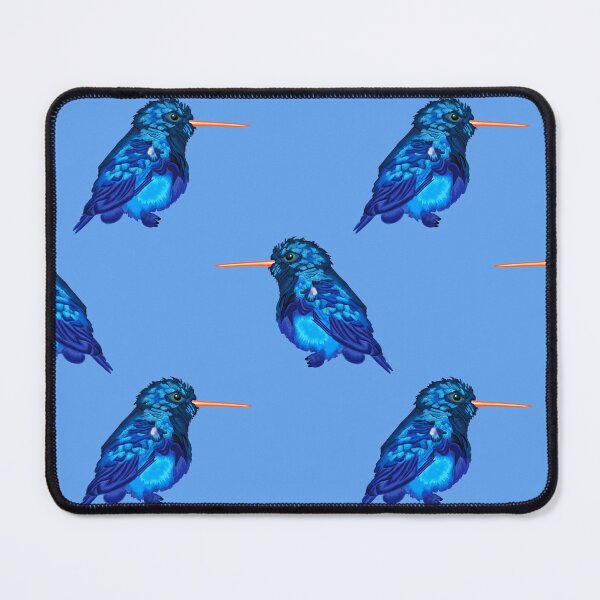 Item preview, Fluffy Hummingbird-Light Blue designed and sold by deblevart.