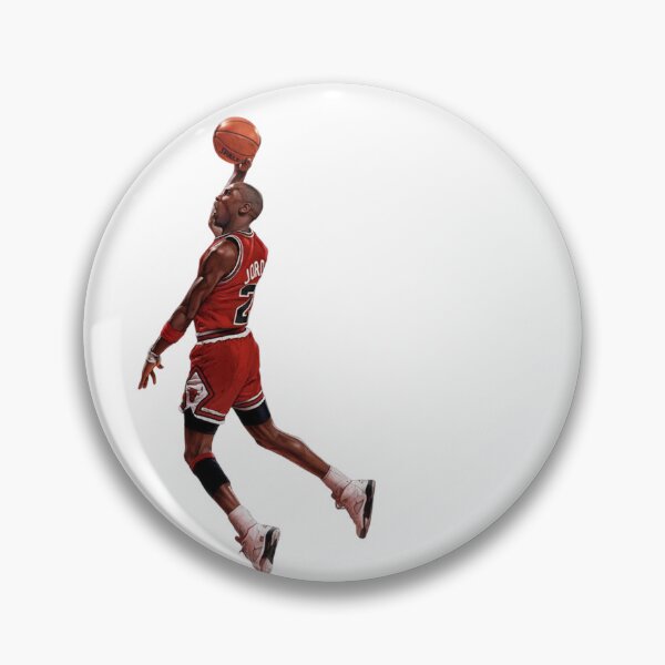 Item preview, Michael Jordan Legendary Flight Slam Dunk Basketball Art designed and sold by ArtByRahim.