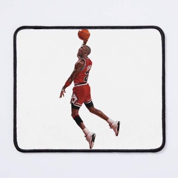 Item preview, Michael Jordan Legendary Flight Slam Dunk Basketball Art designed and sold by ArtByRahim.