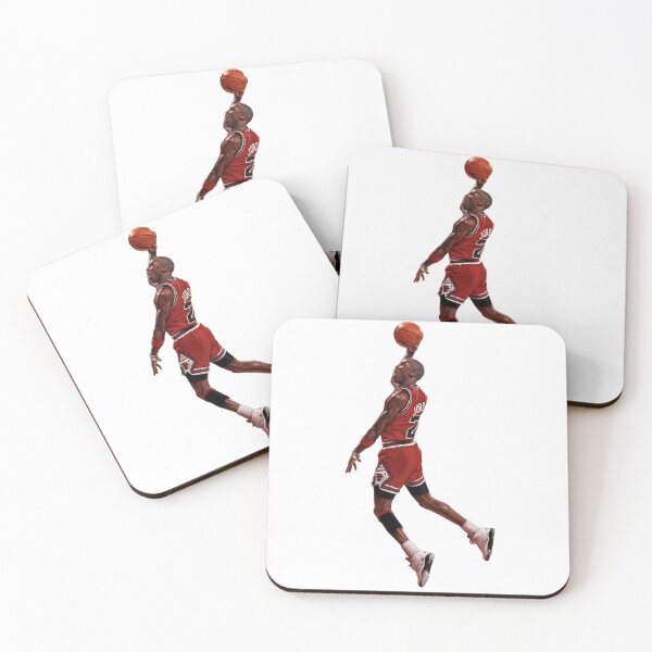 Item preview, Michael Jordan Legendary Flight Slam Dunk Basketball Art designed and sold by ArtByRahim.