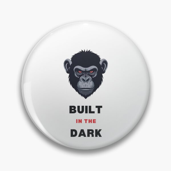 Item preview, Built in the Dark – Techno Monkey designed and sold by Purdiole-art.