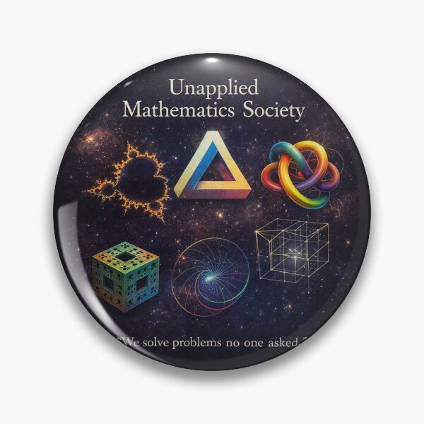 Item preview, Unapplied Mathematics Society – Blueprint Poster designed and sold by Grand Illusions.