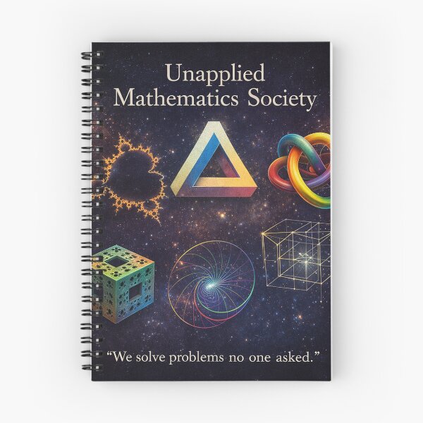 Item preview, Unapplied Mathematics Society – Blueprint Poster designed and sold by Grand Illusions.